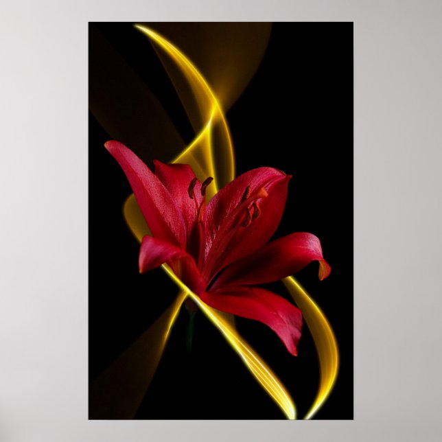 Lies and Ribbon Print Poster (Vorne)