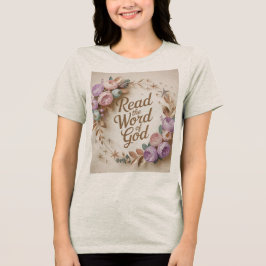 Lies das Wort Gottes Haferbrei  Tri-Blend Shirt