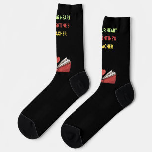 Lies Deinen Herzen Valentinstag Lehrerin Socken