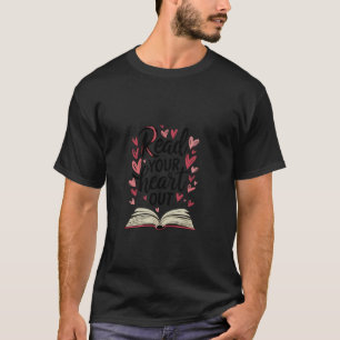 Lies Deinen Herzschlag - Süße Bücherliebhaberin T-Shirt
