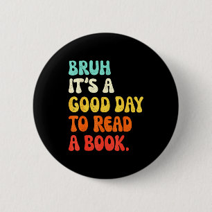 Lies ein Buch bruh cool ela Englischlehrer liest Button