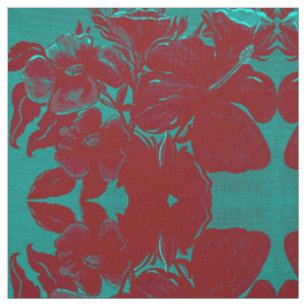 Lies in Augusta und Red Fabric Stoff