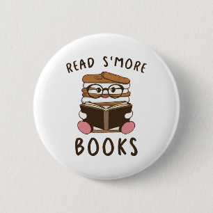 Lies mehr Bücher Camping Bücherliebhaber Camp Button
