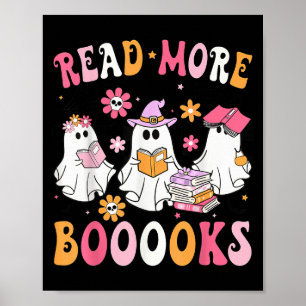 Lies Mehr Bücher Geister Lesen Buch Lustiger Lehre Poster