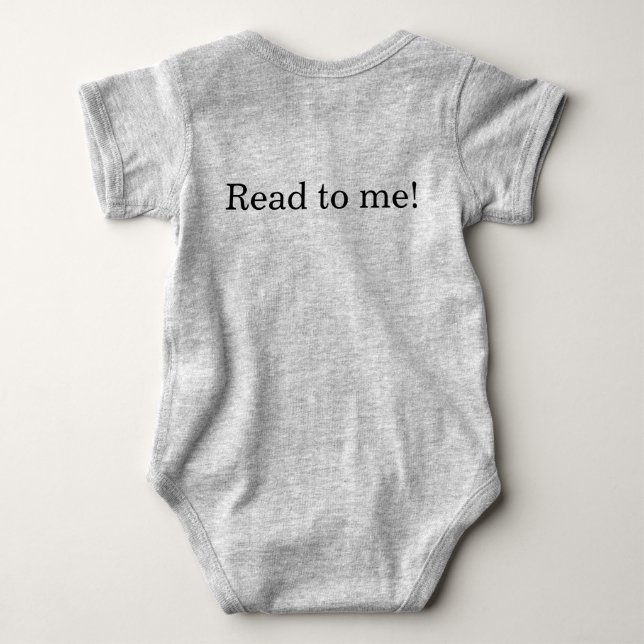 Lies mir ein Stück vor Baby Strampler (Rückseite)