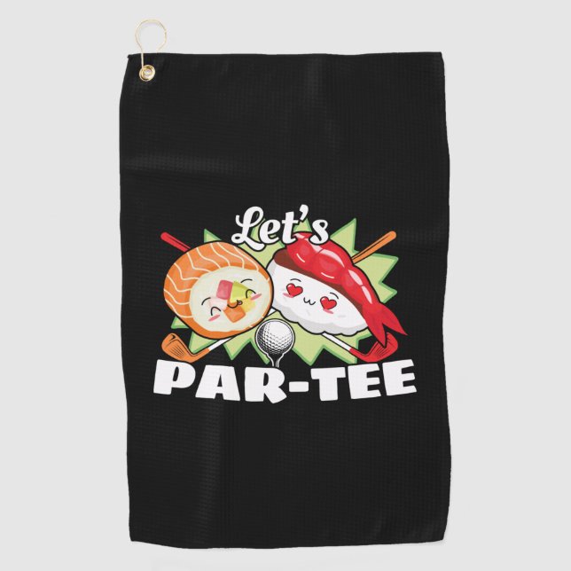 Ließt Par T-Shirt Golf Pun - Golfplatz Party Golfhandtuch (Vorderseite)