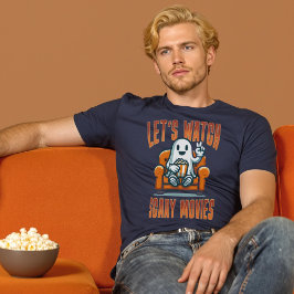 Ließt's Watch Beängstigend Movies Ghost Halloween  T-Shirt