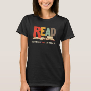 LIEST Alle coolen Kids machen es Lustiges Buch Lie T-Shirt