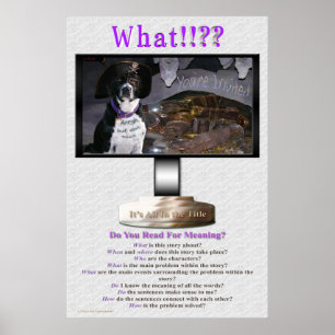 Liest du für ein Poster? Poster