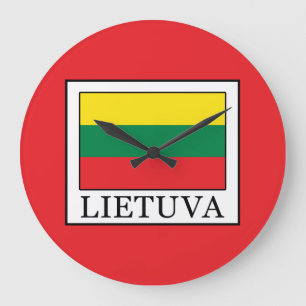 Lietuva Große Wanduhr