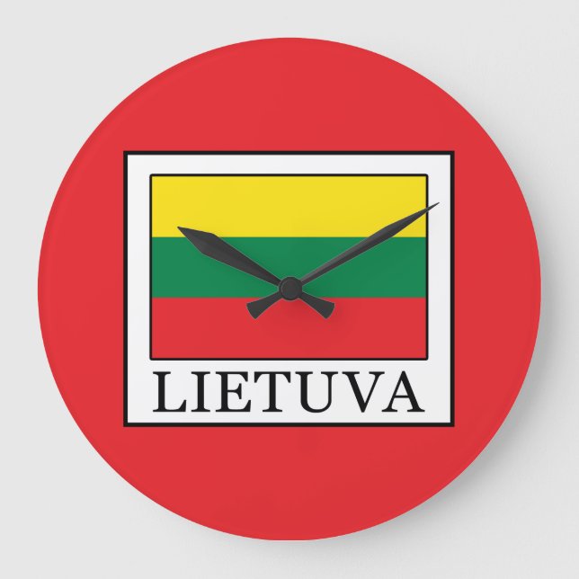 Lietuva Große Wanduhr (Vorderseite)