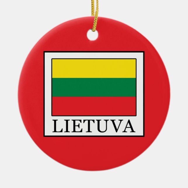 Lietuva Keramik Ornament (Vorne)