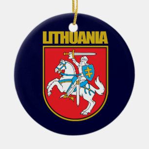 Lietuva (Litauen) COA Keramik Ornament
