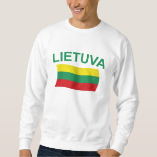 Lietuva (Litauen) grüne Liter Sweatshirt