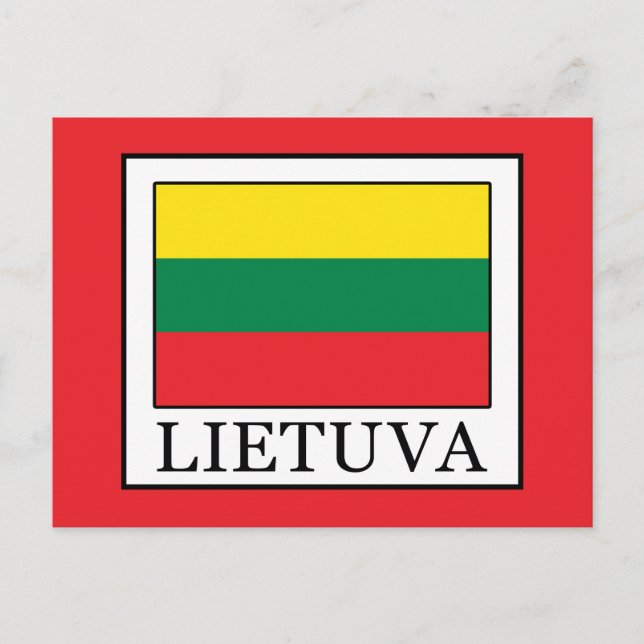 Lietuva Postkarte (Vorderseite)