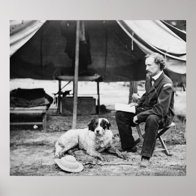 Lieutenant Georger Custer FotographVirginia Poster (Vorne)