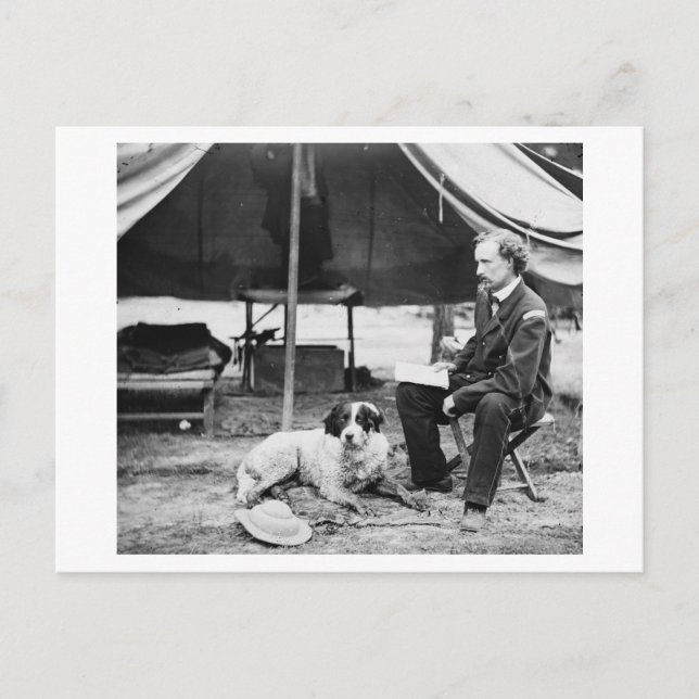 Lieutenant Georger Custer FotographVirginia Postkarte (Vorderseite)