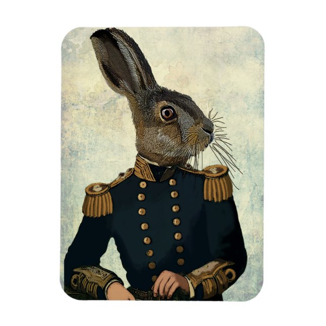 Lieutenant Hare 2 Magnet (Vertikal)