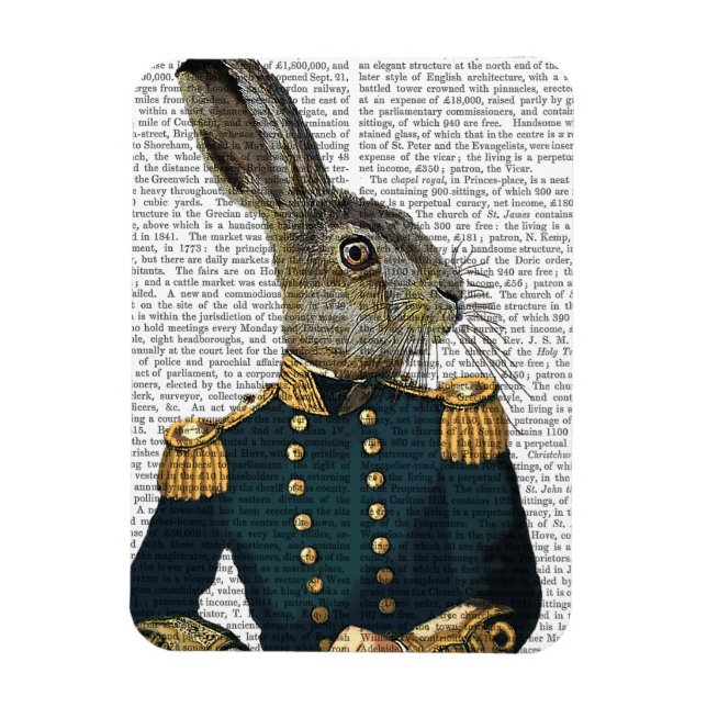 Lieutenant Hare Magnet (Vertikal)