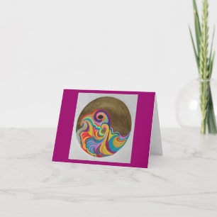 "Life a Heartist" notecard von Patricia Pearce Karte