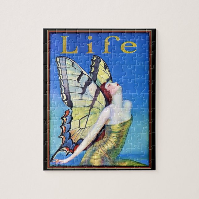 Life Art Deco Butterfly Puzzle (Vertikal)