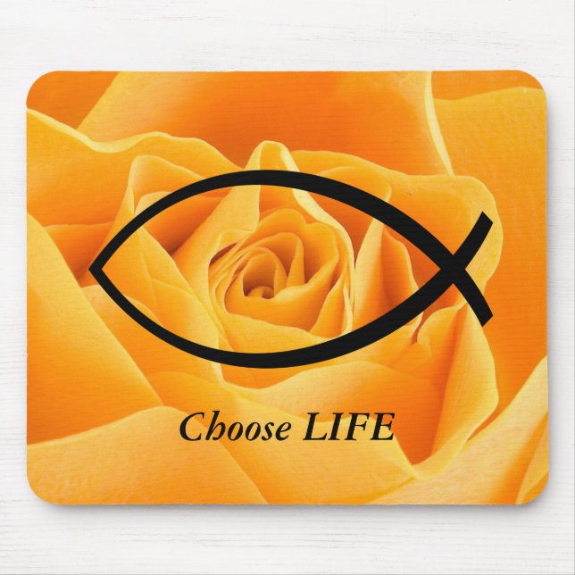 LIFE auswählen Mousepad (Vorne)