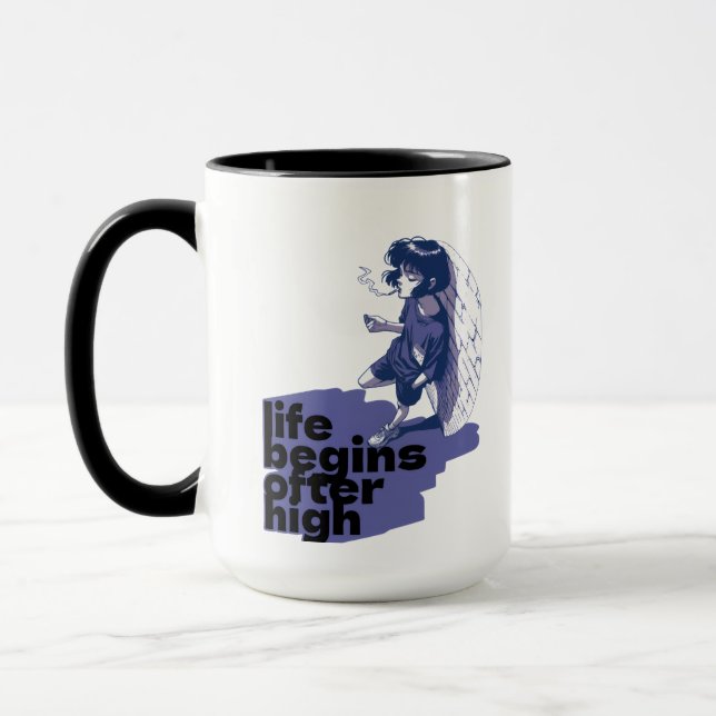 life begins ofter high tea mug tasse (Links)
