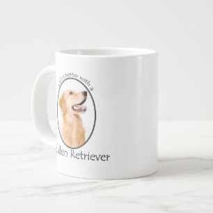 Life Better Golden Jumbo Tasse