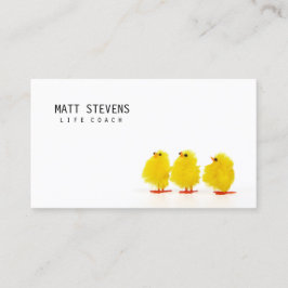 Life Coach Business Card Niedliche Chips Visitenkarte