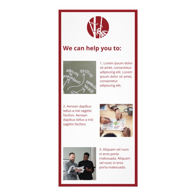 Life Coach Small Business Best Friend Rack Card Werbekarte (Vorne)