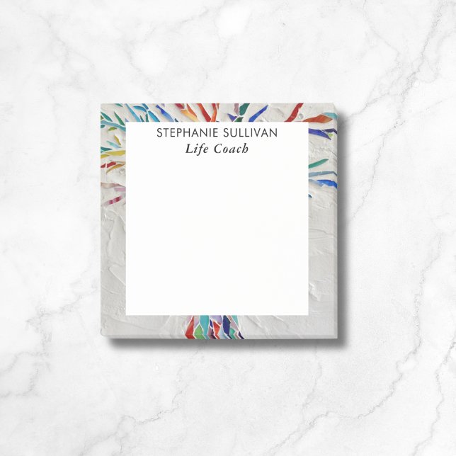 Life Coach Tree Of Life  Post-it Klebezettel (Von Creator hochgeladen)