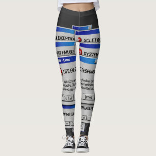 Life.exe Reagiert Nicht Lustiger Existentieller Fe Leggings