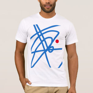 Life Focus Abstrakt Art Red Dot T - Shirt Top