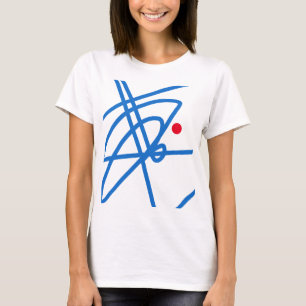 Life Focus Abstrakt Art Red Dot T - Shirt Top