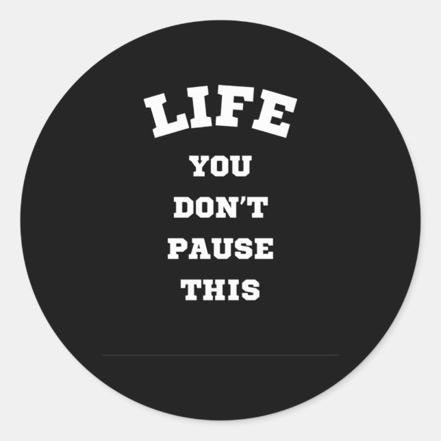 Life Game Sticker (Vorderseite)