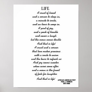 LIFE-Gedicht Poster