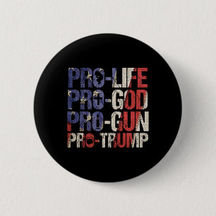 Life God Gun Trump Usa Wiederwahl Donald Trump 202 Button