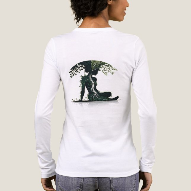 Life & Growth Tri-Blend Shirt (Rückseite)