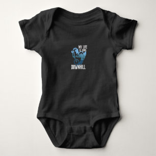 Life Hinter Bar Biking Mountain Baby Strampler