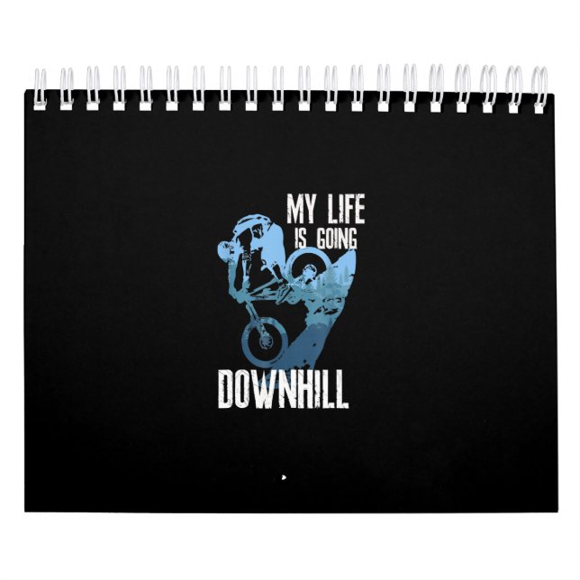 Life Hinter Bar Biking Mountain Kalender (Titelbild)