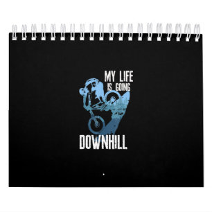 Life Hinter Bar Biking Mountain Kalender