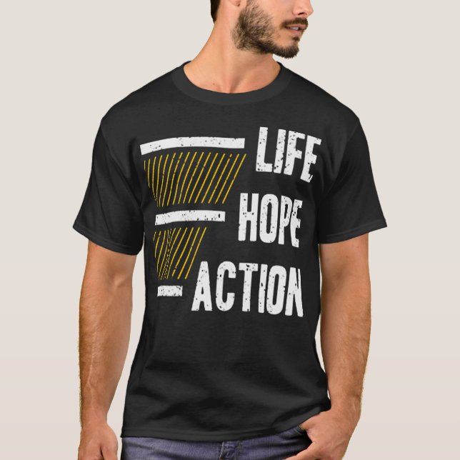 Life hope action T-Shirt (Vorderseite)