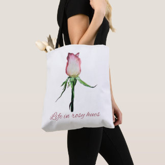 Life in Rosy Hues Rosebud Tote Bag