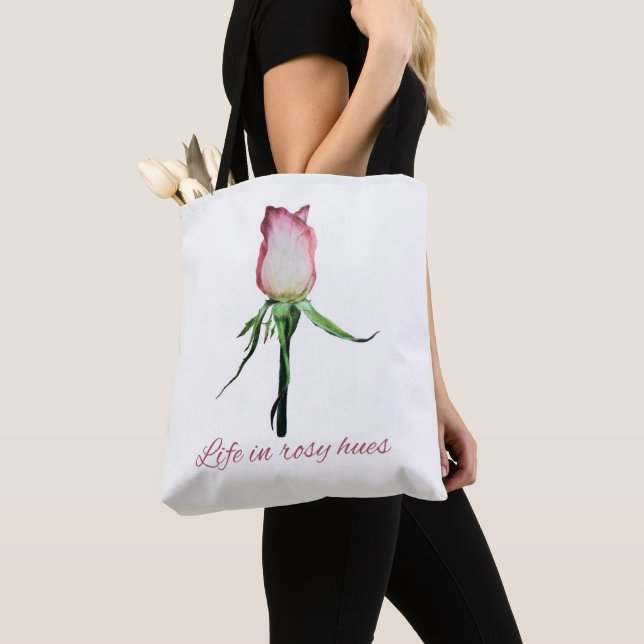 Life in Rosy Hues Rosebud Tote Bag (Von Nahem)