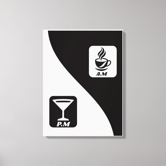 life in two moods leinwanddruck (Vorderseite)