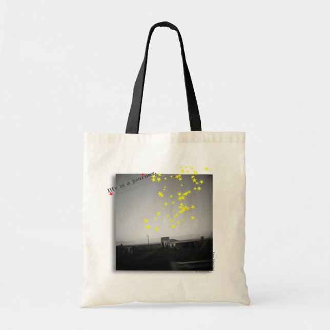 life_is_a_journey ★ ecobag_mono tragetasche (Vorne)