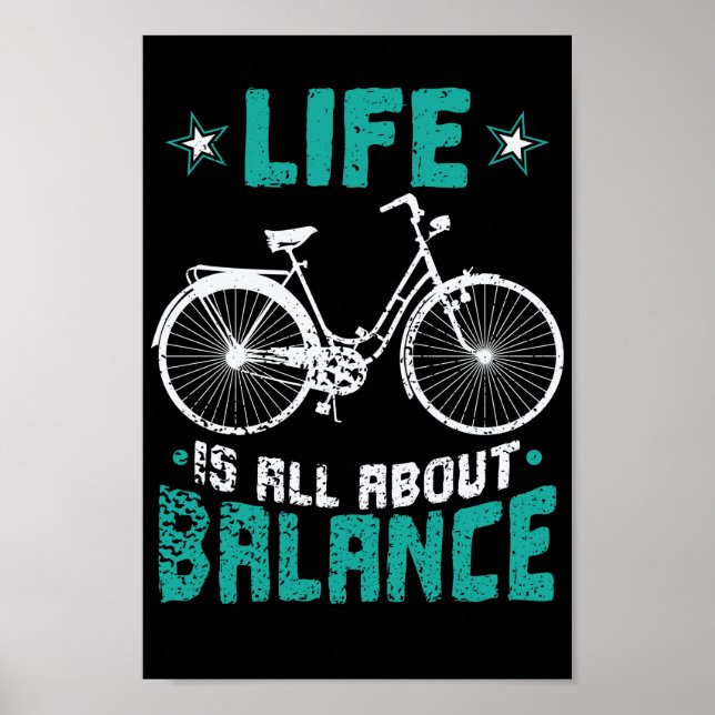 Life is all about Balance Poster (Vorne)