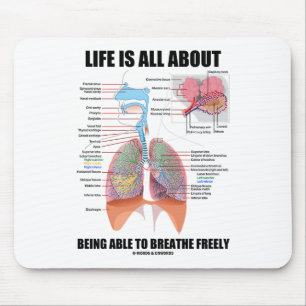 Life Is All About Being Able To Breathe Freely Mousepad