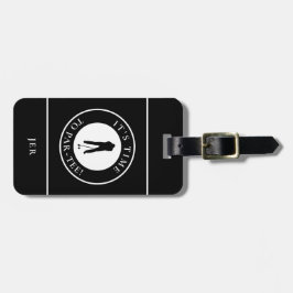 Life Is Better at Tee Time Personalized Golfer Gepäckanhänger