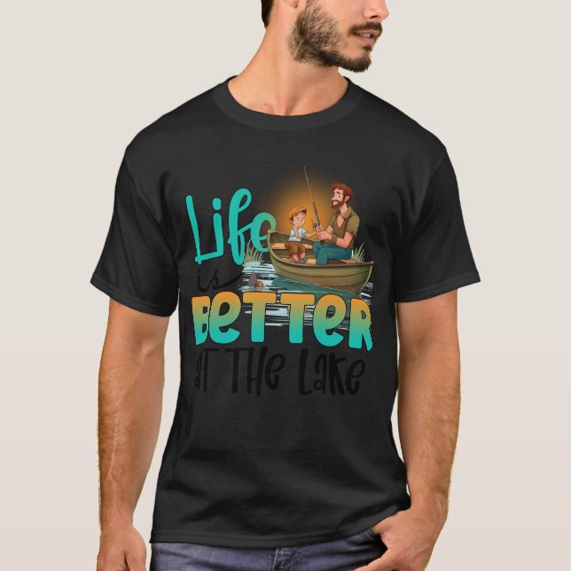 Life is better at the lake T-Shirt (Vorderseite)